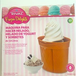 Ice Cream, Frozen Yogurt & Sorbet Maker!